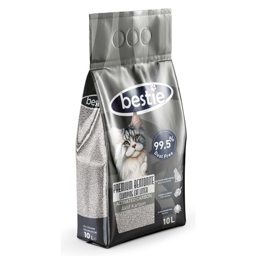 Bestie Aktif Karbonlu Kedi Kumu -10 Lt
