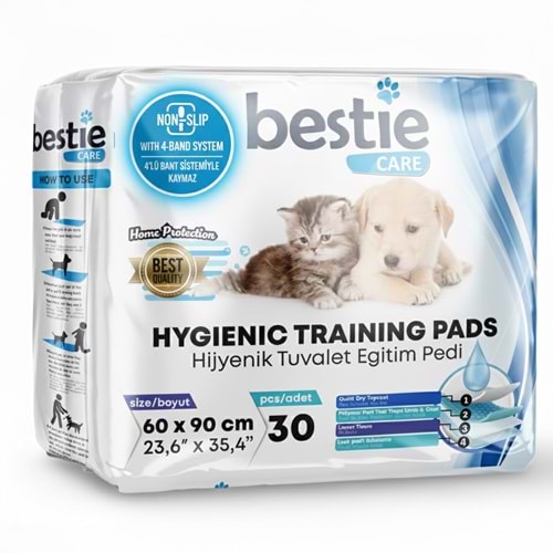 Bestie Care Yapışkanlı Evcil Hayvan Pedi 30 lu