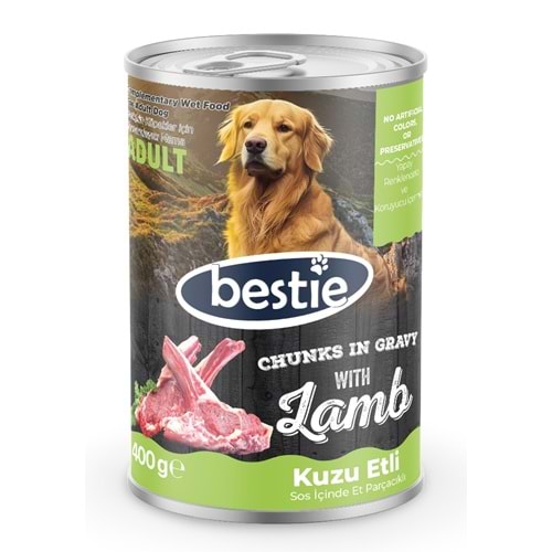 Bestie Kuzulu Köpek Konserve Maması (400 Gr)