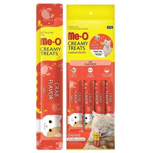 ME-O CREAMY YENGEÇ&TON BAL.KEDİ ÖDÜL 4X15GR 12'Lİ