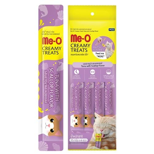ME-O CREAMY DENİZ TAR.&TON BAL.KEDİ ÖDÜL 4X15GR 12'Lİ