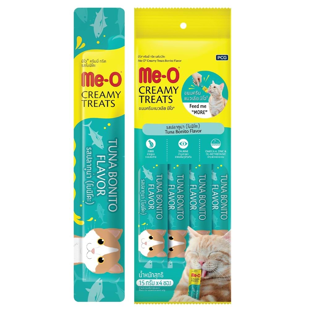 ME-O CREAMY KUR.TON BALIĞI KEDİ ÖDÜL 4X15GR 12'Lİ
